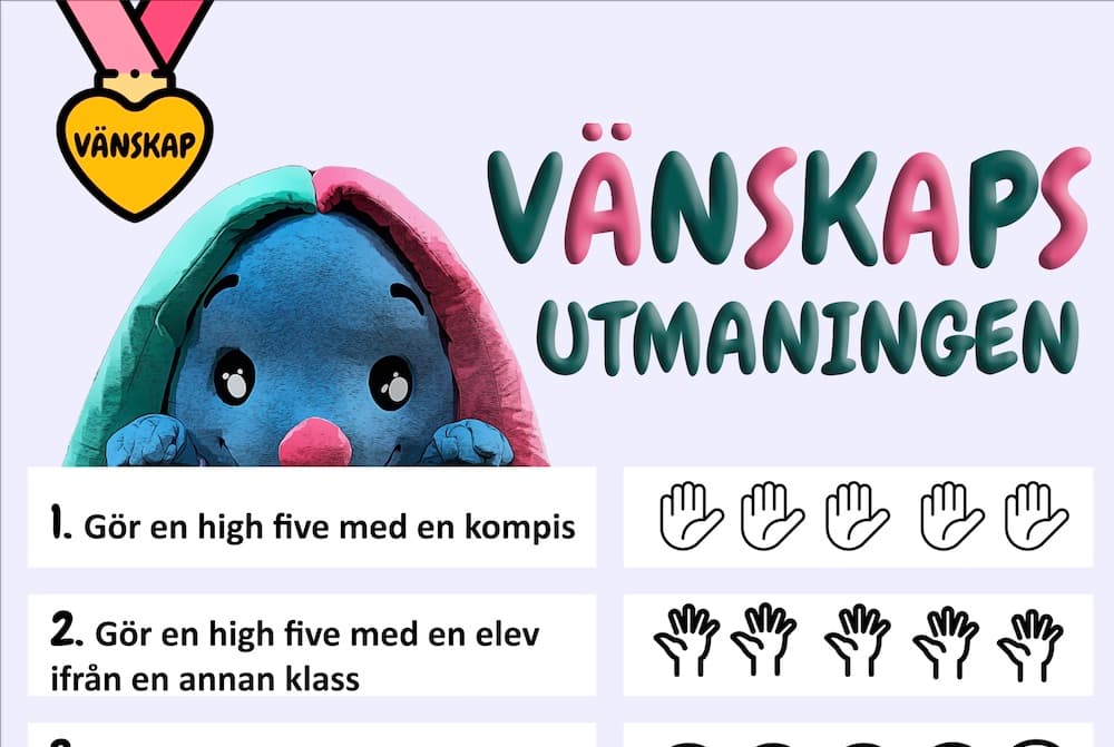 En bild på utmaningsgkorten